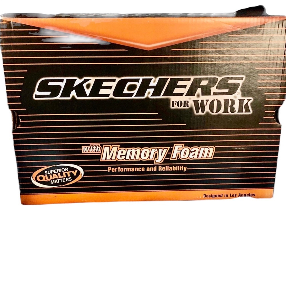 Sketcher For Work With Memory Foam SAFETY SHOES Womens, Navy , Comfortable - Picture 5 of 11